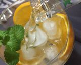 Foto do passo 2 de Gin com laranja e hortelã