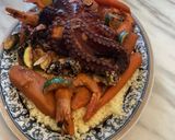 Une image de l'étape 9 de 🦑Couscous au 🦞🐙Poulpe 🇩🇿.