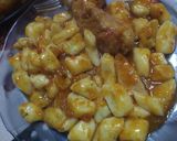 Foto del paso 3 de la receta: Ñoquis con salsa de pollo