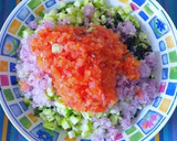 Foto del paso 8 de la receta: Tabulé de bulgur de vegetales con menta y yogur agrio