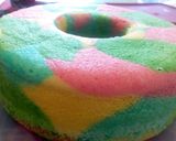 Foto langkah ke 8 dari resep Rainbow cake kukus.