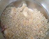 A picture of step 5 of Soya curry with coconut milk.