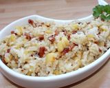 Almás-baconös rizs recept fázis 5 fotója