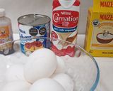 A picture of step 1 of Impossible Cake (Chocoflan, Double Layer).