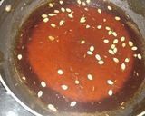 A picture of step 4 of Imli chutney.