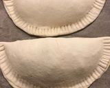 A picture of step 9 of Calzone.