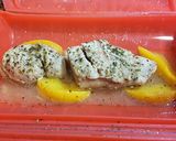 Foto del paso 4 de la receta Solomillo de cerdo y melocotón en estuche Lékué
