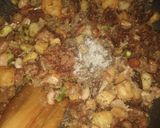 A picture of step 8 of Kashmiri Shufta.