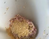 A picture of step 3 of The best Pork and Apple Burgers.