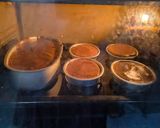 Foto langkah ke 9 dari resep Caramel Custard Chocolate Cotton Cake.