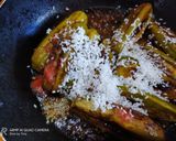 A picture of step 4 of Chal Potol (Parwals cooked with Gobindobhog Rice).