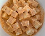 A picture of step 1 of Paneer Manchurian.