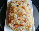 A picture of step 7 of Dry fruits pulao.