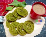 A picture of step 4 of Spinach cheese butter Chakri or Murukku.