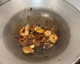A picture of step 2 of Drunken Noodles with Instant Ramen (Pad Kee Mao Mama).