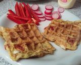 Tojásrántotta gofrisütőben recept fázis 3 fotója