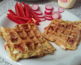 Tojásrántotta gofrisütőben recept fázis 3 fotója