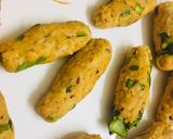 A picture of step 3 of Maggi noodles kabab.