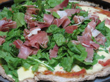 Pizza con harina integral y semillas de lino