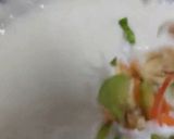 A picture of step 2 of Fruits n vegetables mix yoghurt salad 🥗 😋.
