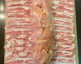 Csirkemell-zöldgséggel töltve baconbe recept fázis 2 fotója