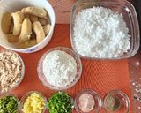 A picture of step 1 of Banana Sabudana Wada.
