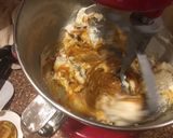 A picture of step 7 of Pumpkin ice cream pie.