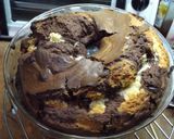 Foto del paso 2 de la receta: Bizcocho marmolado de chocolate al aroma de clementinas