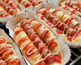 Foto langkah ke 8 dari resep 44. Roti Sosis (Sausage Bread) Lembut,Empuk (metode Tangzhong).
