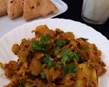 A picture of step 5 of Drumstick flower sabji.