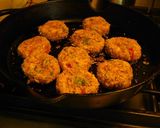 A picture of step 5 of Vegetable kebab a party favorite starter/appetizer.