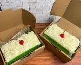 Foto langkah ke 6 dari resep Bolu Lapis Pandan Keju.