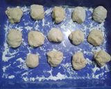 Foto langkah ke 7 dari resep Bomboloni Coklat Metode Autolisis.