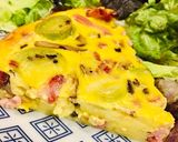 Une image de l'étape 5 de Quiche allégée sans pâte.