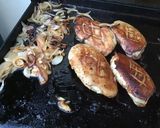 Une image de l'étape 8 de Filets de canard marinés citron vert poivron et oignon rouge caramélisé.