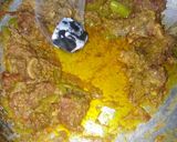 A picture of step 1 of Koila Shimla Mutton Kardahi.