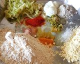 A picture of step 2 of Lauki Dudhi Muthiya.