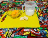Foto langkah ke 1 dari resep Snack Mpasi Mango Milk Cheese.