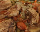 Foto del paso 4 de la receta: Pollo al horno con verduras y 1906