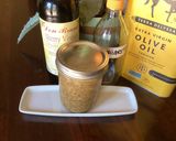 A picture of step 2 of California Farm Shallot Vinaigrette.