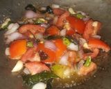 A picture of step 2 of Tomato, Onion, and Peanut Chutney.