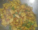 A picture of step 1 of Potato curliflower Dry Sabji.