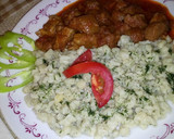 Csülökpörkölt kapros galuskával recept fázis 3 fotója