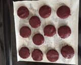 A picture of step 6 of Red velvet sugar cookies #valentines#.