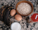 Foto del paso 1 de la receta: Tortitas de plátano y avena