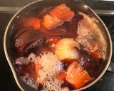A picture of step 1 of Smoked fish on healty veggies.