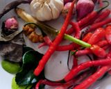Foto langkah ke 1 dari resep Bupet (Bunga PEpaya Teri) daun singkong.