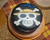 Meggyes torta koponya mintával recept fázis 12 fotója