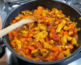 A picture of step 15 of Chicken with Carrots, Spices, and Coconut Milk.
