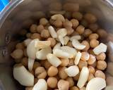 Whole moong beans & chickpea hummus recipe step 1 photo